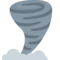 Tornado emoji on Twitter